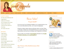 Tablet Screenshot of janetzappala.com